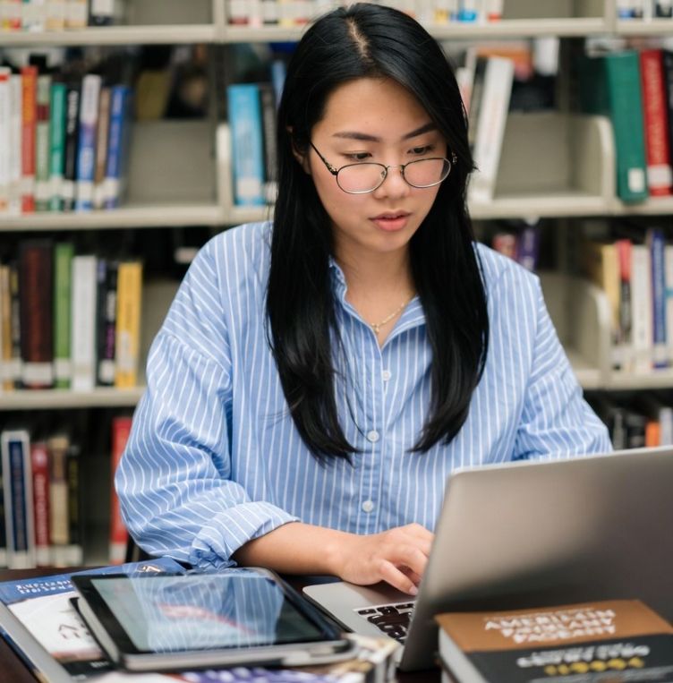 student in history course